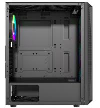 GAMEBOOSTER GB-G2616B 600W Fixed RGBx4 FANLI USB3.0 Mesh Panel Siyah kasa - 5